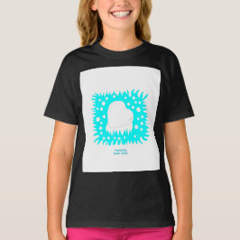 Winterschnee Herzmädchen Black Basic T Shirt