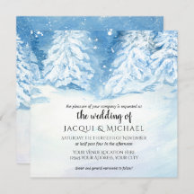 Winterschnee-Hochzeit im Wasser| Platz