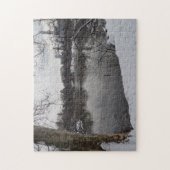 Winterschnee im Central Park New York City NYC Puzzle (Vertikal)