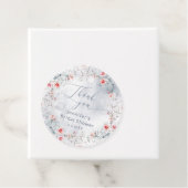 Winterschnee in der Liebe Brautparty vielen Dank Geschenkanhänger (Beispiel)