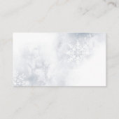 Winterschnee in der Liebe schätzen, wie viele Küss Begleitkarte (Rückseite)