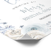 Winterschnee in der Liebe Schneeflocke Biketour Wi Poster (Ecke)