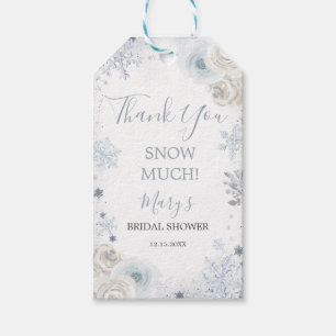 Winterschnee in der Liebe Snowflake Brautparty Gef Geschenkanhänger