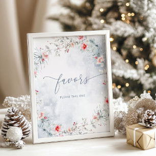 Winterschnee in Liebe Brautfavoriten nehmen eine L Poster