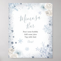 Winterschnee in Liebe Schneeflocken Dusche Mimosa 