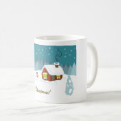 Winterschnee Kaffeetasse (VorderseiteRechts)
