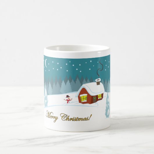 Winterschnee Kaffeetasse (Mittel)