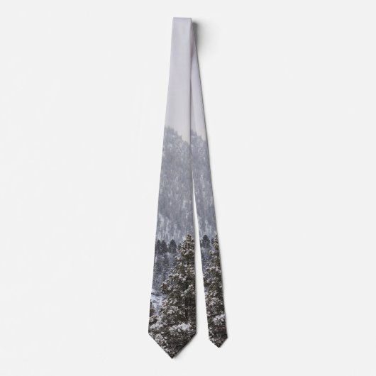 Winterschnee Krawatte (Vorderseite)