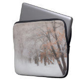 Winterschnee | Kussharo-See Laptopschutzhülle (Vorderseite Links)