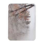 Winterschnee | Kussharo-See Magnet (Vertikal)