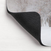 Winterschnee | Kussharo-See Mousepad (Ecke)
