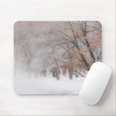 Winterschnee | Kussharo-See Mousepad (Mit Mouse)