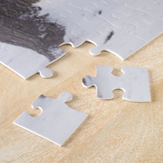 Winterschnee | Kussharo-See Puzzle (Seite)