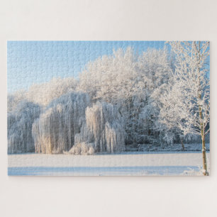 Winterschnee Landschaft, 1014 Stück Jigsaw Puzzle
