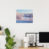 Winterschnee Landschaft Foto Naturwall Poster (Heimbüro)