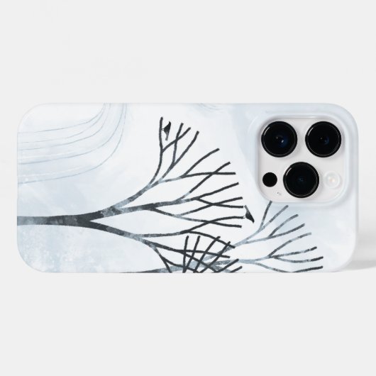 Winterschnee Landschaft Kunst Case-Mate iPhone Hülle (Rückseite (Horizontal))