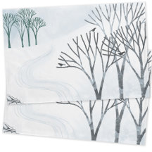 Winterschnee Landschaft Kunst