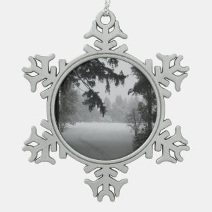 Winterschnee Landschaft Ornament