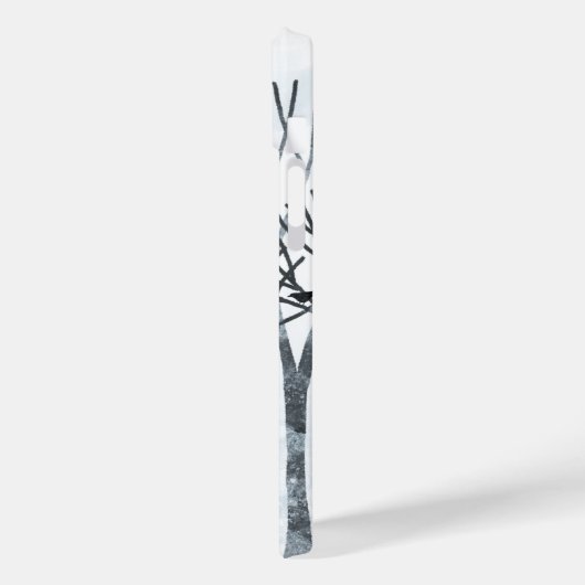 Winterschnee Landschaft Personalisiert Case-Mate iPhone Hülle (Rückseite / Links)