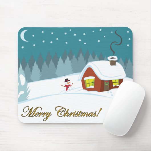 Winterschnee Mousepad (Mit Mouse)