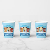 Winterschnee Pappbecher