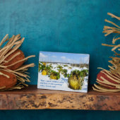 Winterschnee - Personalisiert Fotoplatte (Seite)