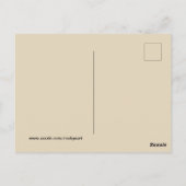 WINTERSCHNEE-POST-KARTE POSTKARTE (Rückseite)