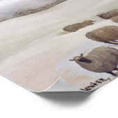 Winterschnee Poster (Ecke)