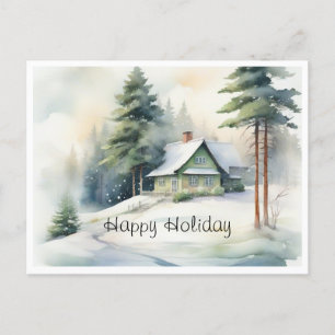 Winterschnee Postkarte