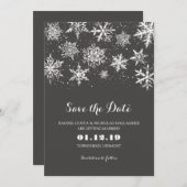 Winterschnee | SAVE THE DATE (Vorne/Hinten)