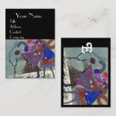 WINTERSCHNEE / SCHÖNHEIT FASHION COSTUME DESIGNER VISITENKARTE (Vorne/Hinten)