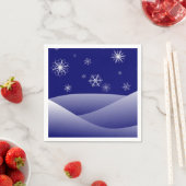 WINTERSCHNEE SERVIETTE (Beispiel)