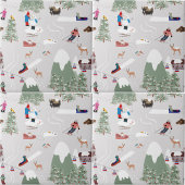 Winterschnee Skipisten Alpin Landschaft Fliese