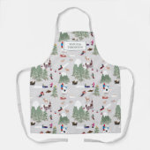 Winterschnee Skipisten Alpin Landschaft Schürze (Vorderseite)