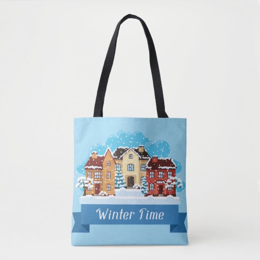 Winterschnee Tasche (Vorderseite)