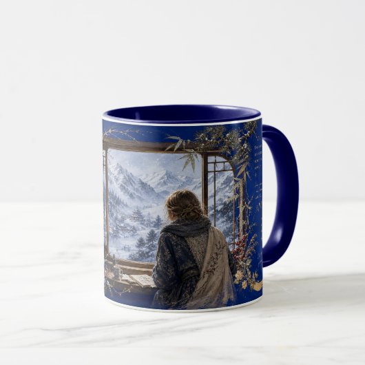Winterschnee Tasse (VorderseiteRechts)