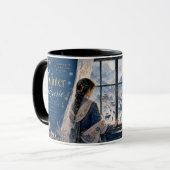 Winterschnee Tasse (Vorderseite Links)
