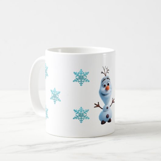 Winterschnee-Tasse Kaffeetasse (Vorderseite Links)