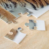 Winterschnee-Tiger-Berge Tierart Puzzle (Seite)