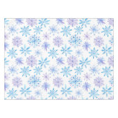 Winterschnee Tischdecke (Vorderseite (Horizontal))