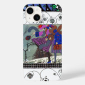 WINTERSCHNEE UND WIRBEL / FASHION COSTUME DESIGNER Case-Mate iPhone HÜLLE (Rückseite)