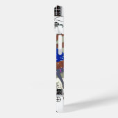 WINTERSCHNEE UND WIRBEL / FASHION COSTUME DESIGNER Case-Mate iPhone HÜLLE (Rückseite / Links)