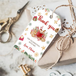 Winterschnee Weihnachtskekse Geburtstags-Gefallen Geschenkanhänger