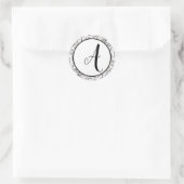 Winterschneeanfang - Circle Aufkleber (Tasche)