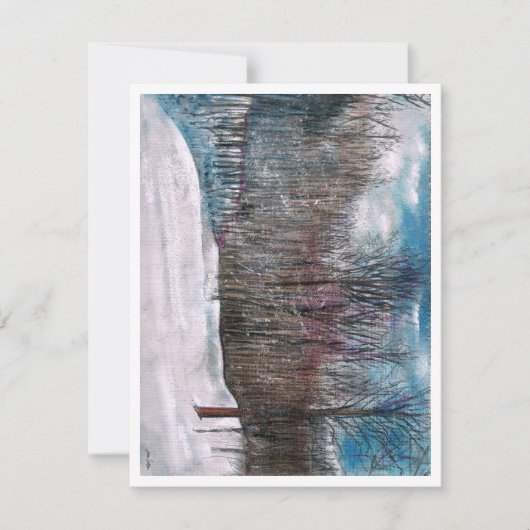 Winterschneebaum-Begrüßung (Vorderseite)