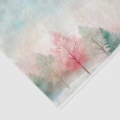 Winterschneebaum und Himmelsmuster Seidenpapier (Ausschnitt)