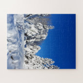 Winterschneebedeckte Bäume Puzzle (Horizontal)