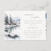 Winterschneeberg Hochzeitstag Begleitkarte (Vorderseite)