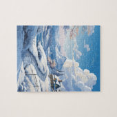 Winterschneeberg im Country-Puzzle Puzzle (Horizontal)