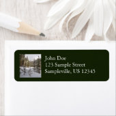 Winterschneebergszene in Montana (Insitu)